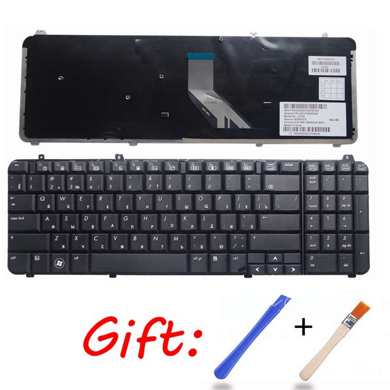 Gaming Keyboard Hp - Teclado americano/russo para HP Pavilion DV6