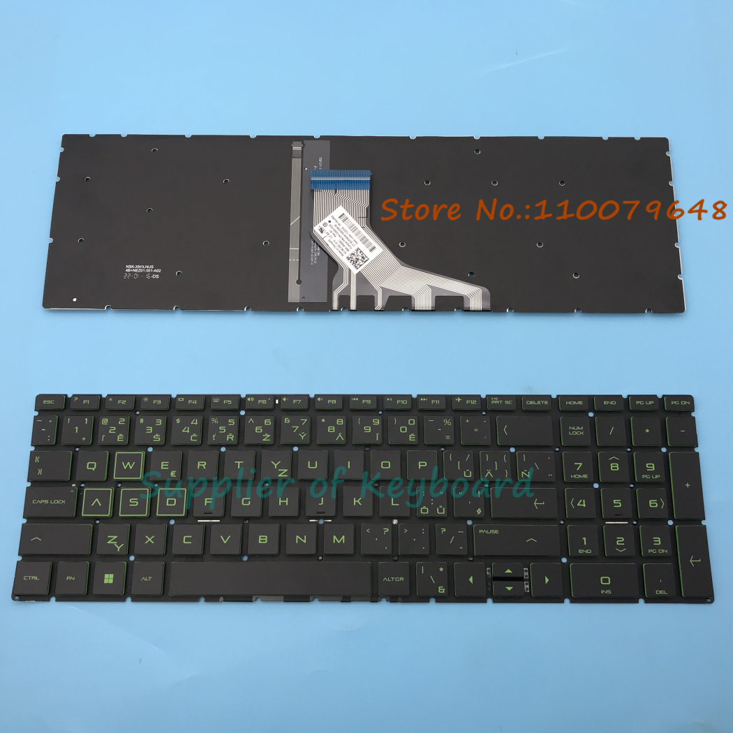 Gaming Keyboard Hp - Teclado em inglês/russo/Reino Unido/espanhol/checo para HP