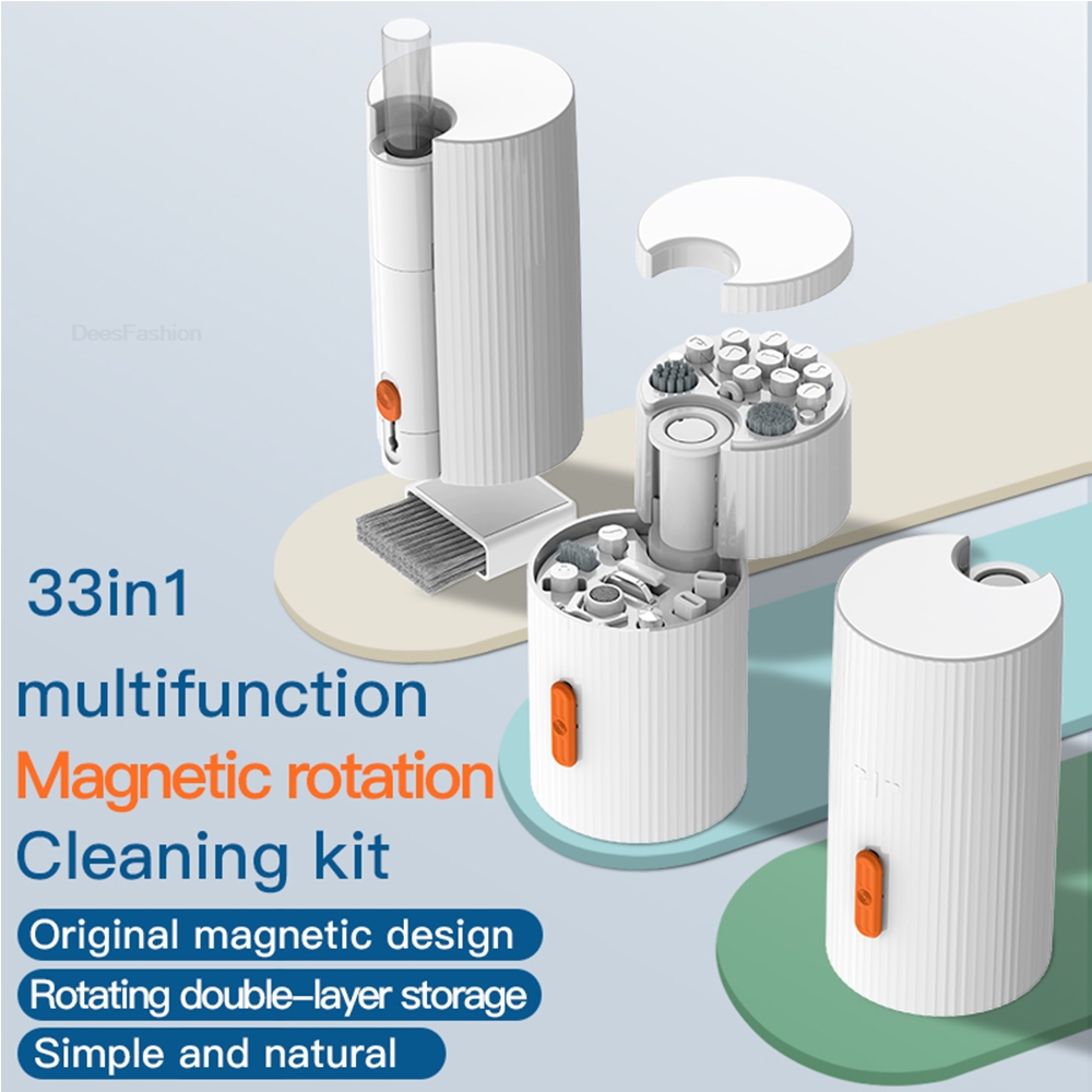 Keycap Puller Ring - Kit de Limpeza 33 em 1: