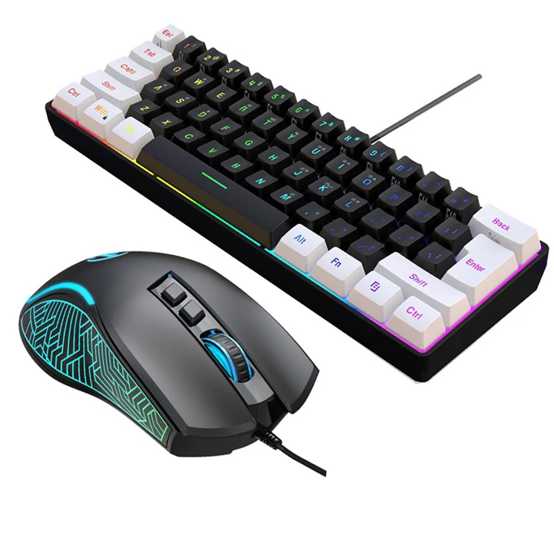 Gaming Keyboard And Mouse Set - Kit de Teclado e Mouse 60%