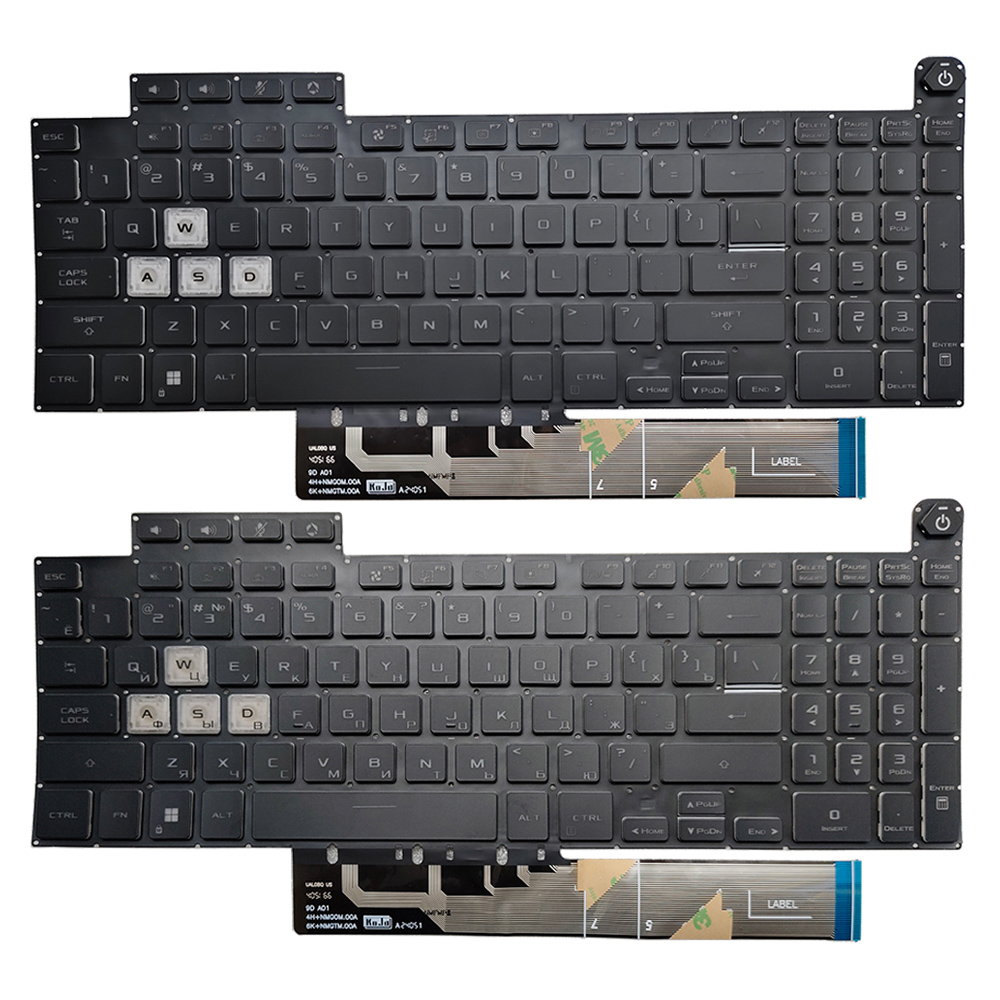 Gaming Keyboard Asus - NOVO TECLADO US/Russo/Espanhol para TUF Gaming