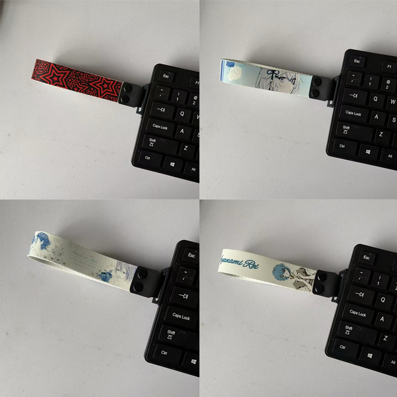 Gaming Keyboard Ergo - Moda anime teclado fita alça de