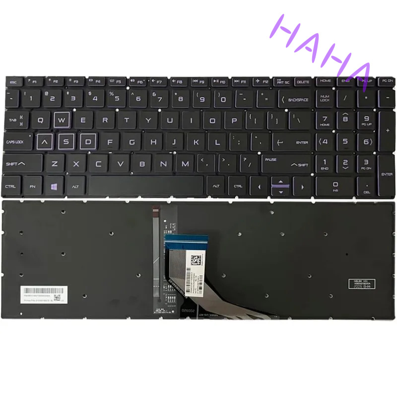 Gaming Keyboard Hp - Teclado H+ Roxo com Retroiluminação Substituto