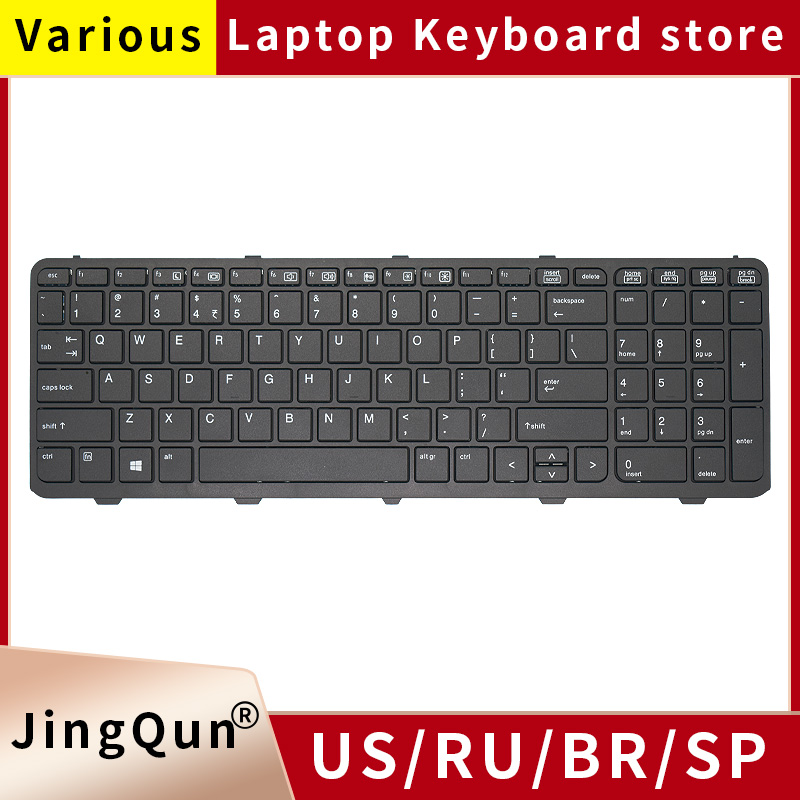Gaming Keyboard Hp - Teclado SP/US/Russo PARA HP PROBOOK 450