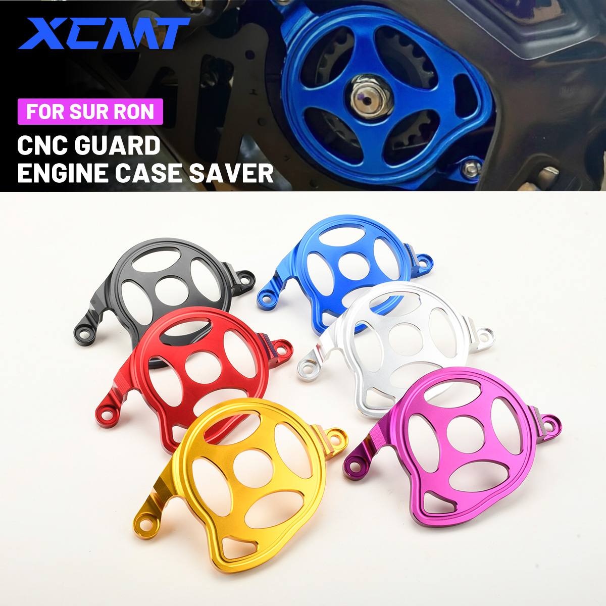 Aluminum Case 65 - Protetor de Motor para Moto Elétrica