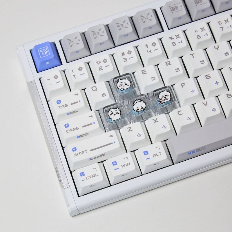 Gaming Keyboard Affordable - Chiikawa 4 peças de teclas personalizadas