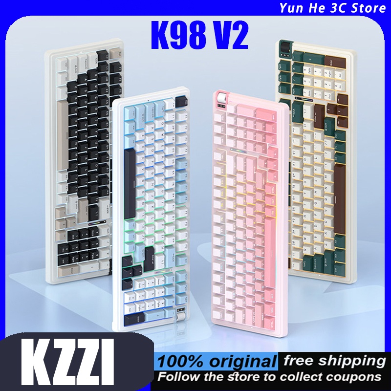 Gaming Keyboard Types - Teclado Mecânico KZZI K98 V2 com