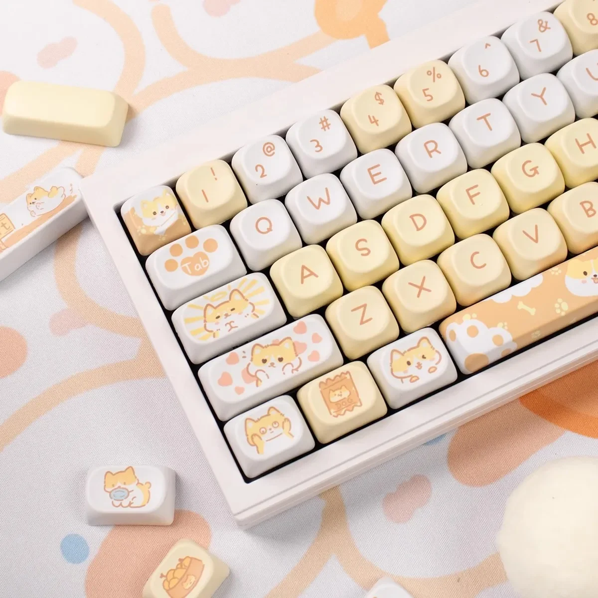 Gaming Keyboard 2026 - Novas Teclas PBT com Sublimação de