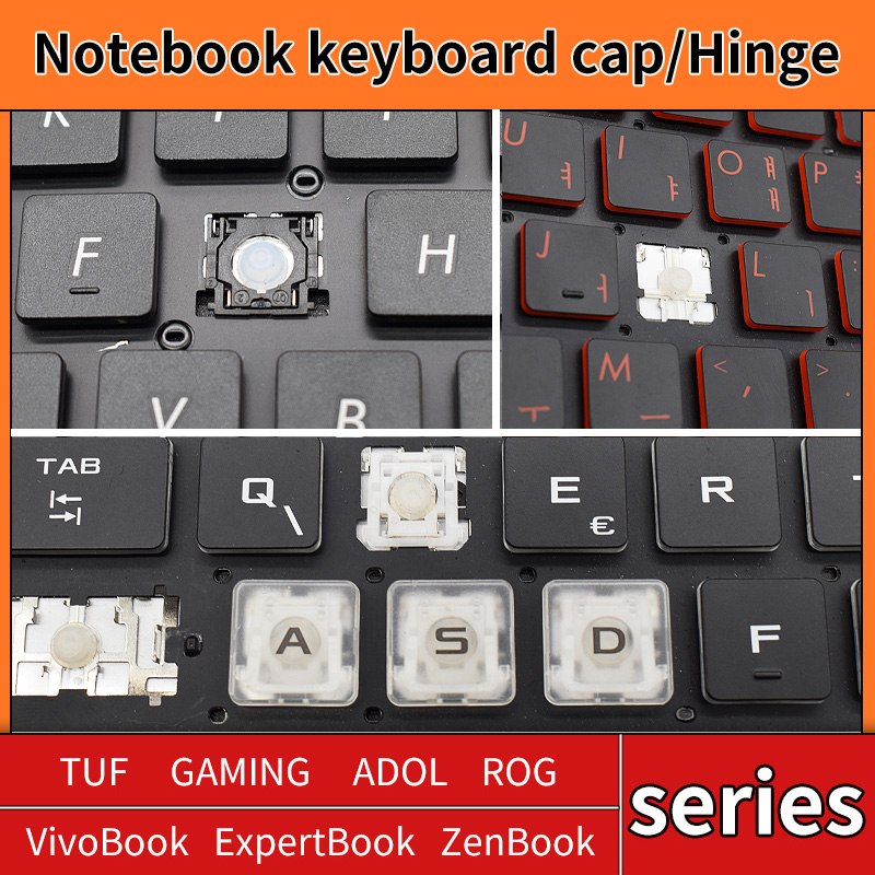 Gaming Keyboard Hp - Substituição keycap tampa de borracha tesoura