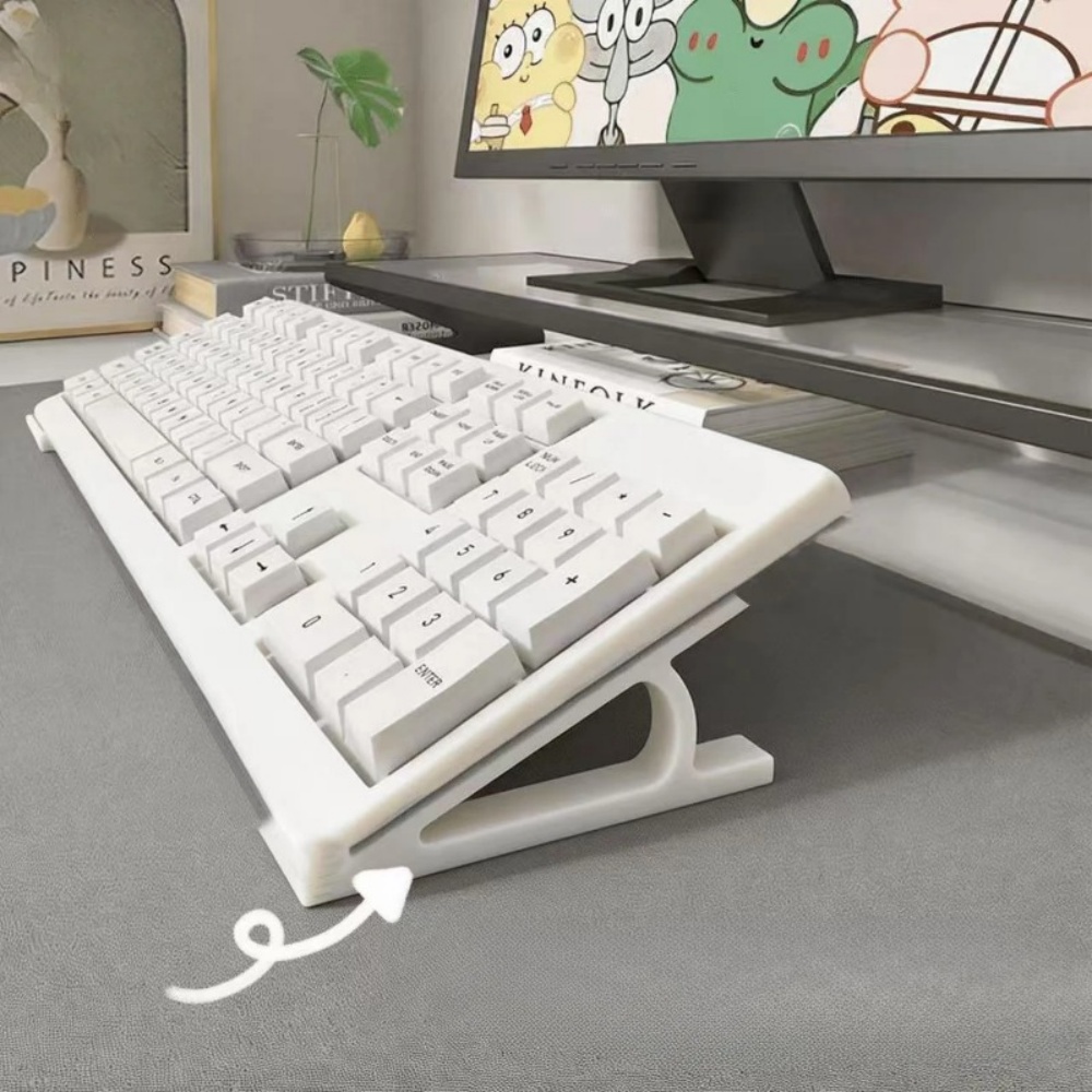 Gaming Keyboard Ergo - Suporte ergonômico para teclado, 2 peças,