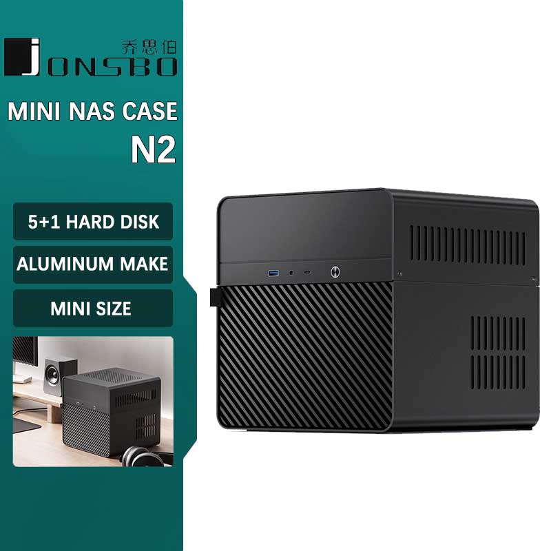 Aluminum Case 65 - Jonsbo n2 nas alumínio mini itx