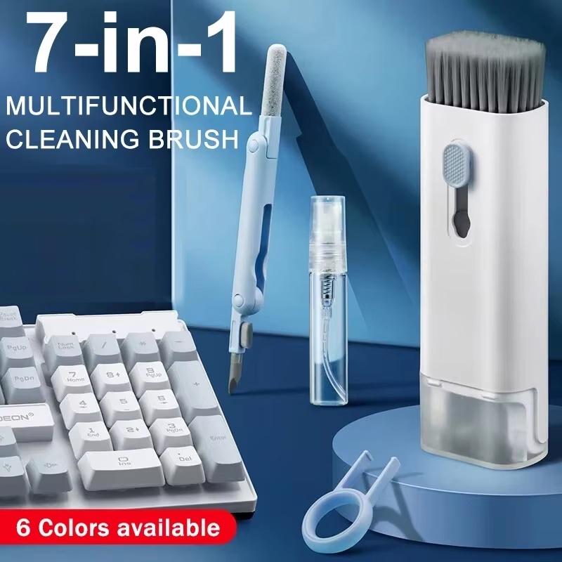 Keycap Puller Ring - Kit de Limpeza 7 em 1: