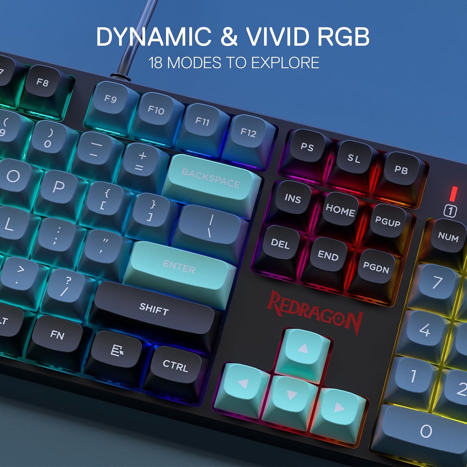 Redragon SE Wired RGB Gaming 1 - Gaming Keyboard Blue Switches avaliação e preço