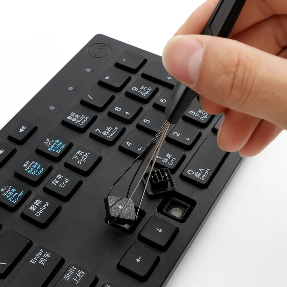 2 em 1 chave interruptor extra - Keycap Puller Ring avaliação e preço