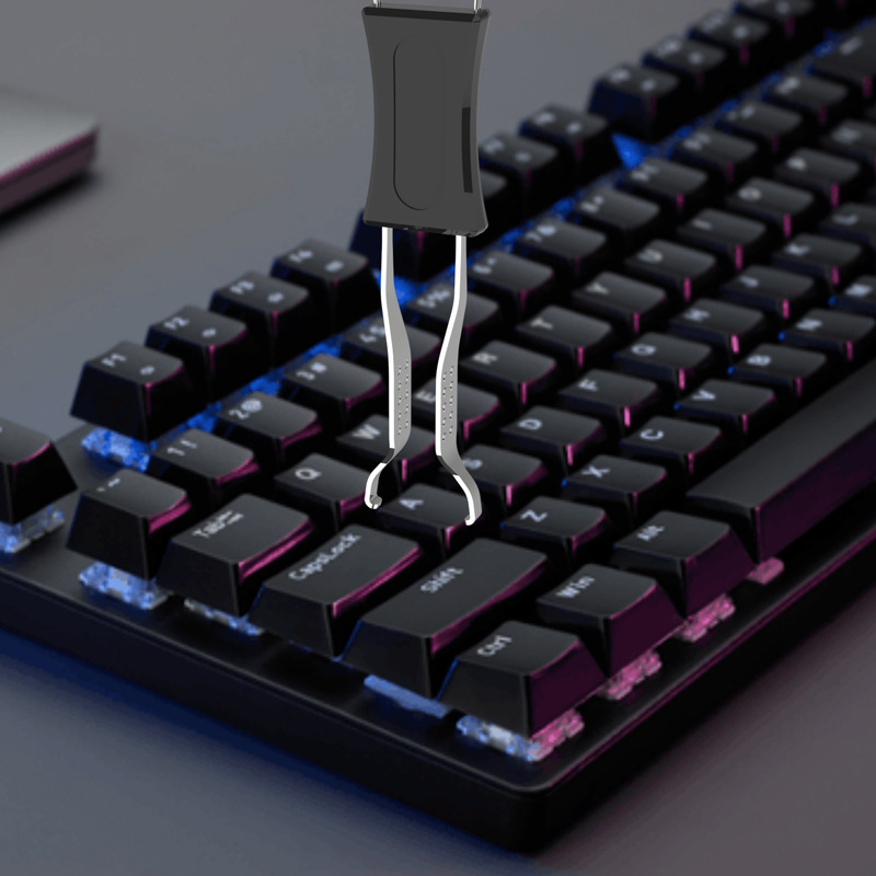 2 em 1 chave interruptor extra - Keycap Puller Ring avaliação e preço