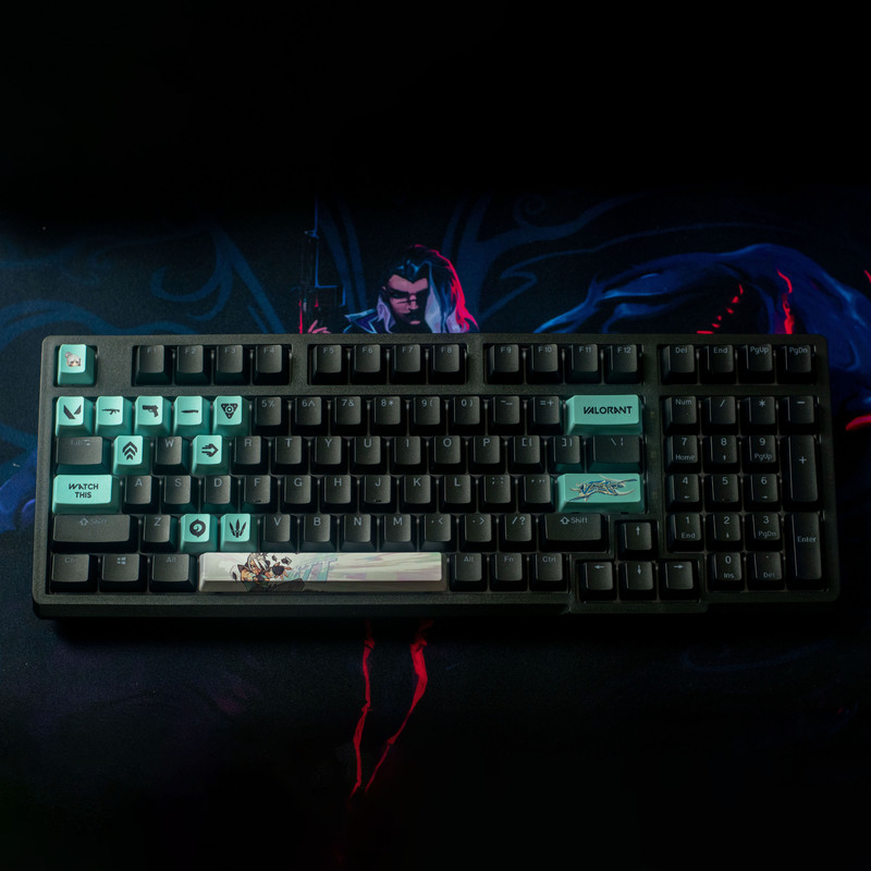 Teclas Personalizadas com Tema - Gaming Keyboard Ergo avaliação e preço