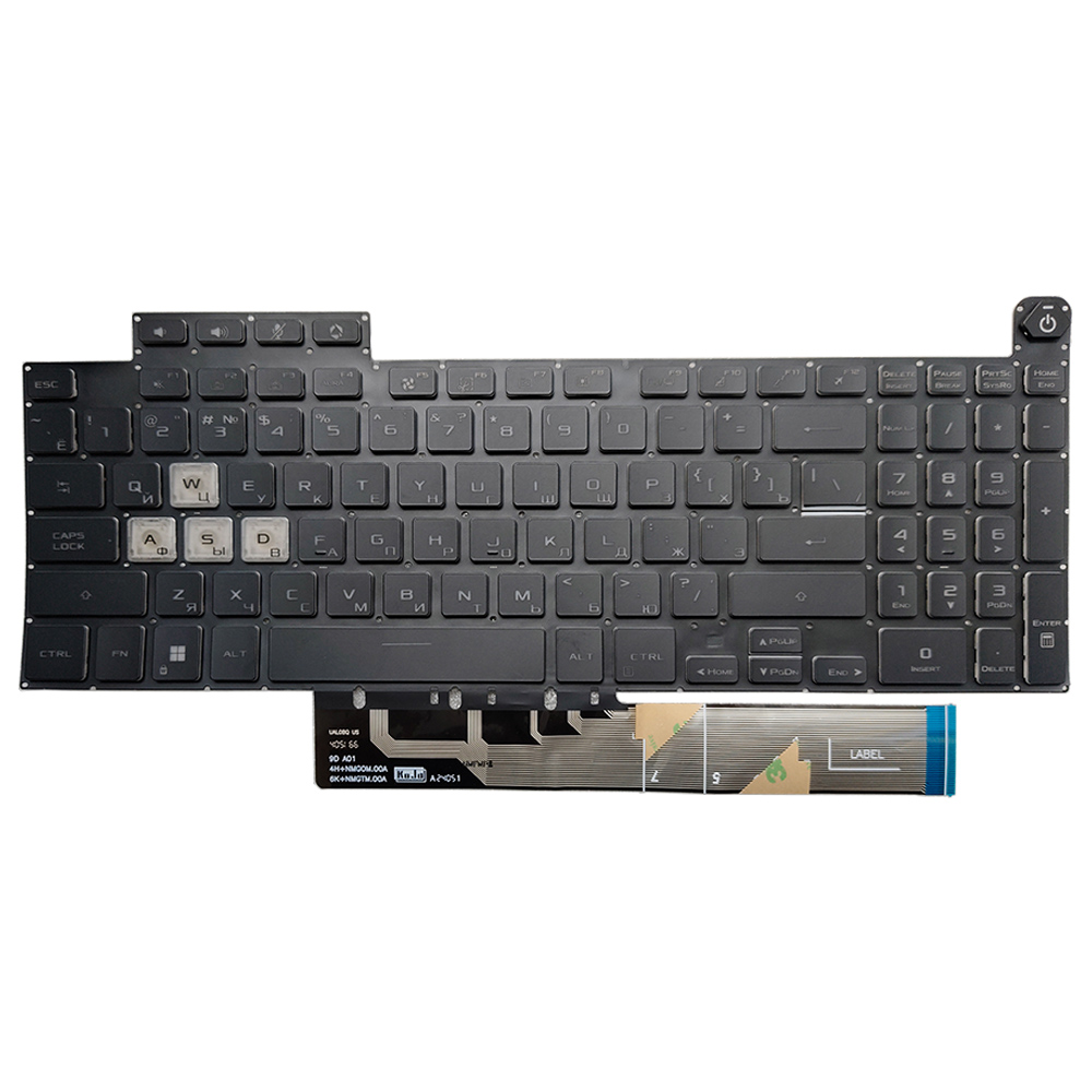 NOVO TECLADO US/Russo/Espanhol - Gaming Keyboard Asus avaliação e preço