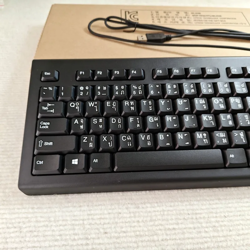 Teclado USB com fio de layout  - Gaming Keyboard Blue Switches avaliação e preço