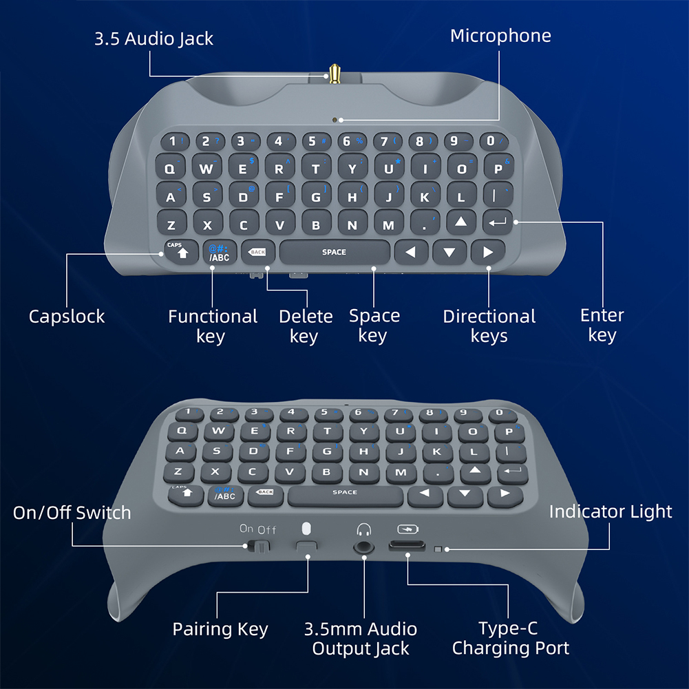 Controlador de teclado sem fio - Gaming Keyboard Types avaliação e preço