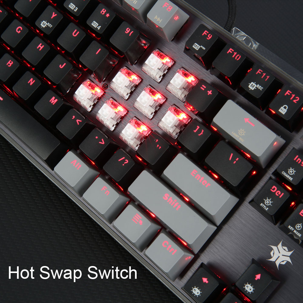 Teclado Mecânico HEXGEARS GK71 - Keyboard Gaming Transparent avaliação e preço