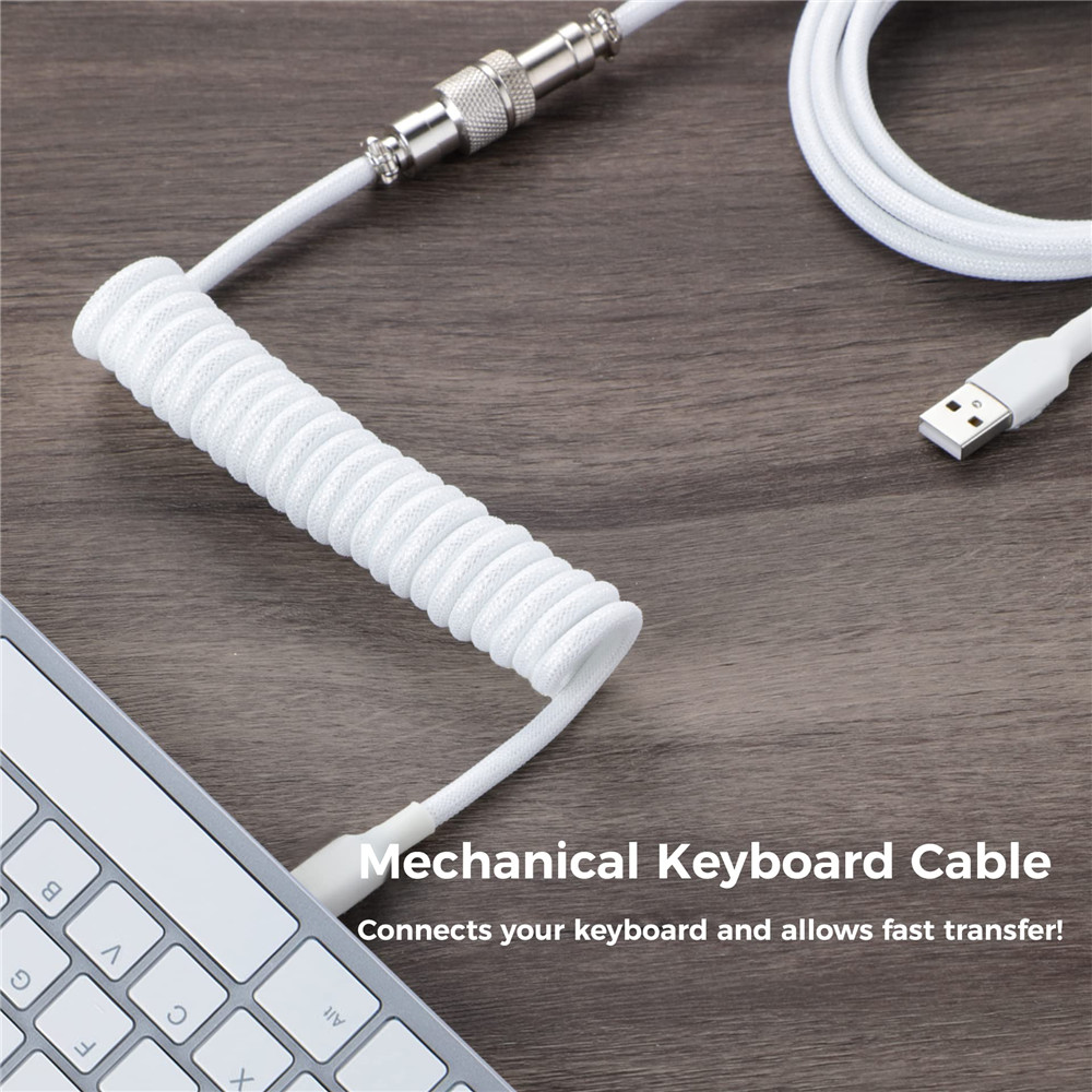 Cabo enrolado para teclado mec - Gaming Keyboard Types avaliação e preço