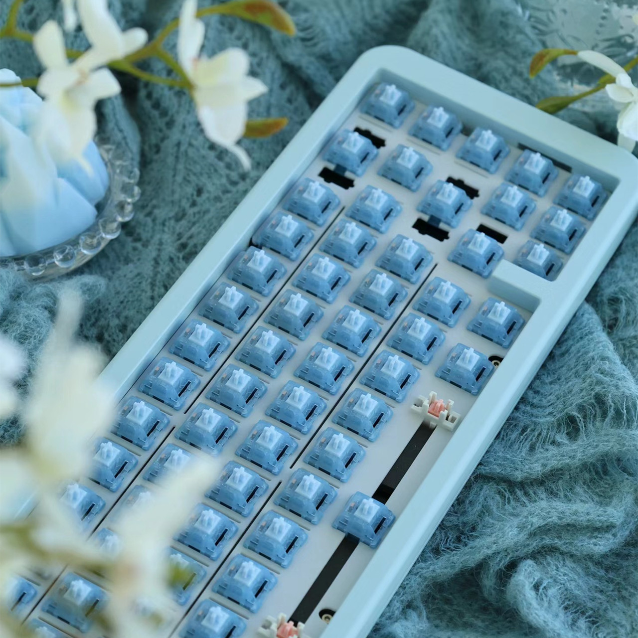 Hmx azul toopa interruptor lin - Gaming Keyboard Blue Switches avaliação e preço