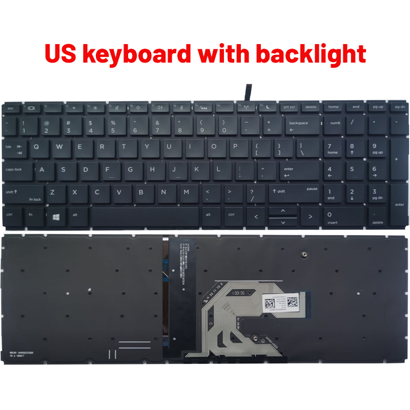 Novo teclado de laptop russo/e - Gaming Keyboard Hp avaliação e preço