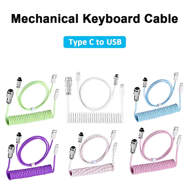 Cabo espiralado para teclado m - Gaming Keyboard Types avaliação e preço