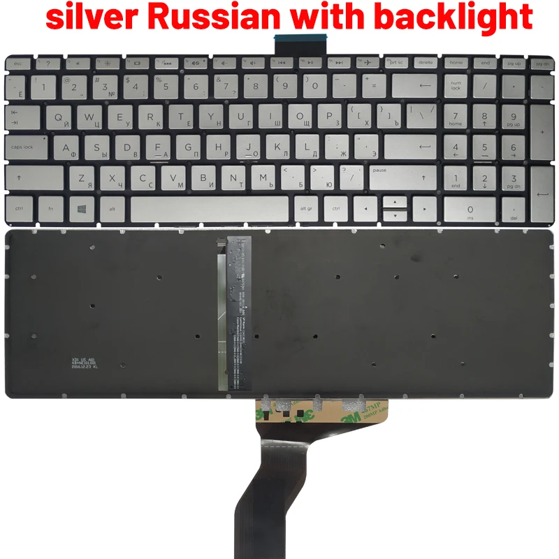 Teclado de laptop russo/eua/re - Gaming Keyboard Hp avaliação e preço