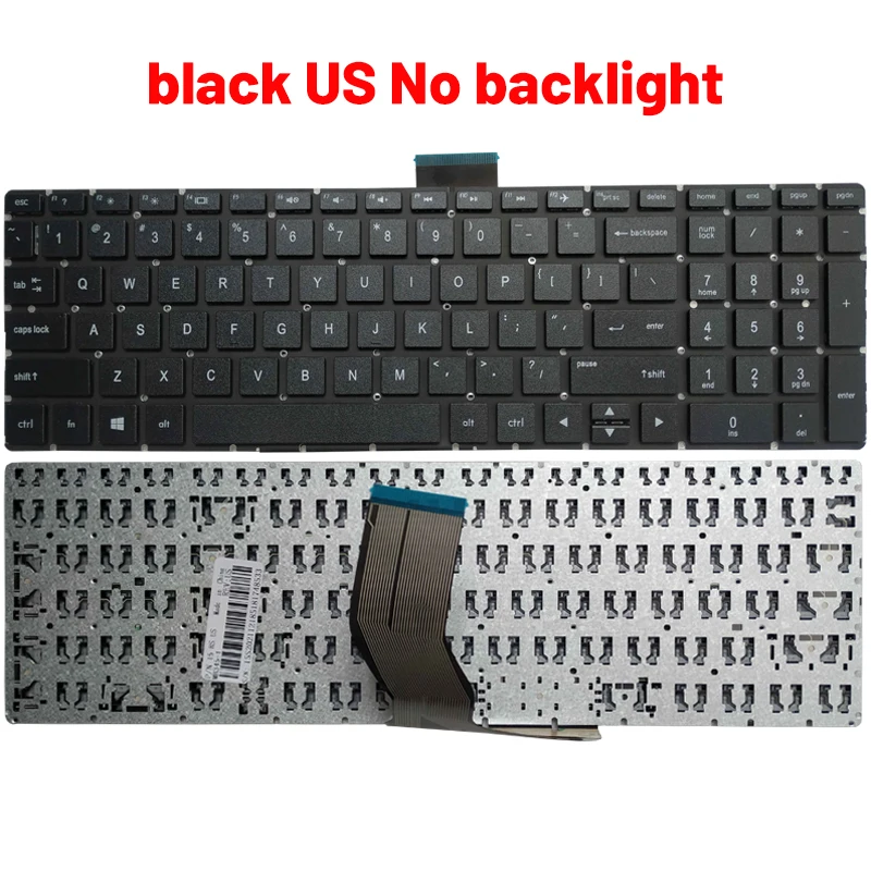 Teclado de laptop russo/eua/re - Gaming Keyboard Hp avaliação e preço