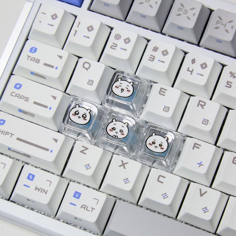 Chiikawa 4 peças de teclas per - Gaming Keyboard Affordable avaliação e preço