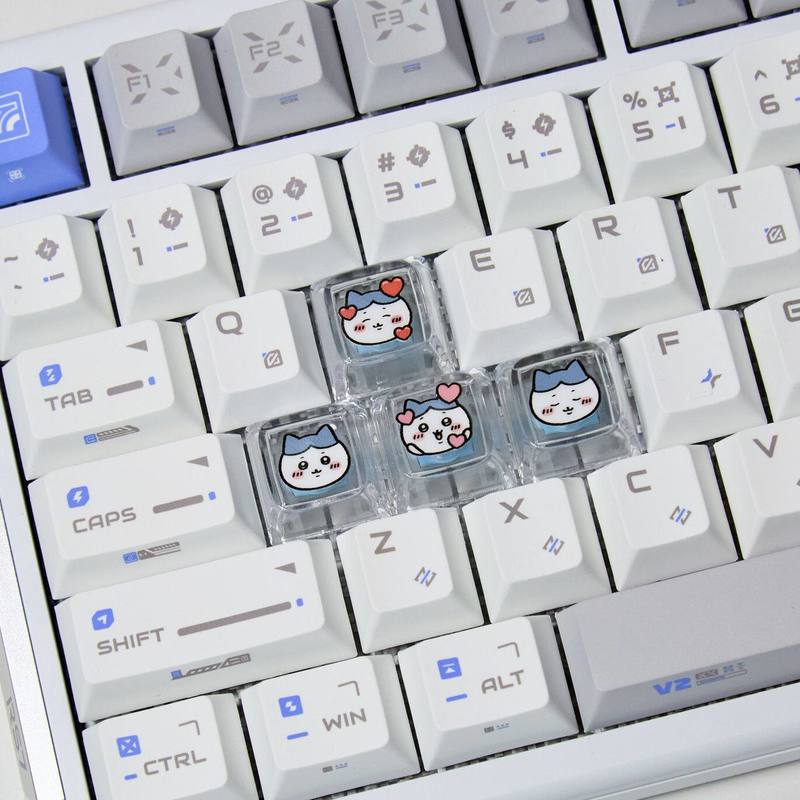 Chiikawa 4 peças de teclas per - Gaming Keyboard Affordable avaliação e preço