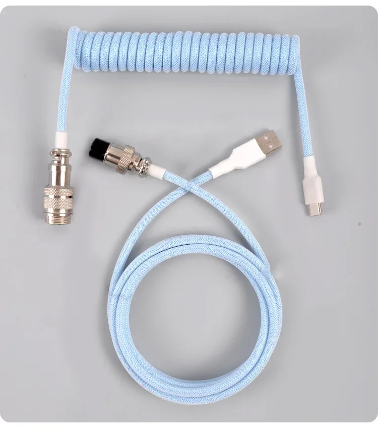 Cabo USB Tipo-C, Cabo Espiral  - Gaming Keyboard Extension avaliação e preço