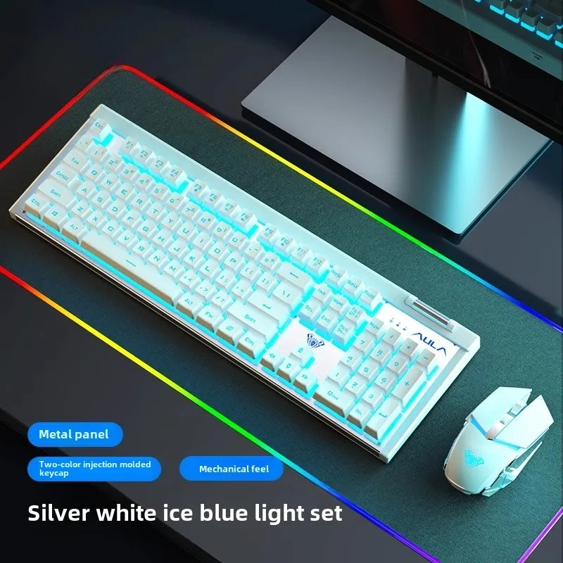 Acessórios com 1600 DPI para n - Gaming Keyboard And Mouse Set avaliação e preço