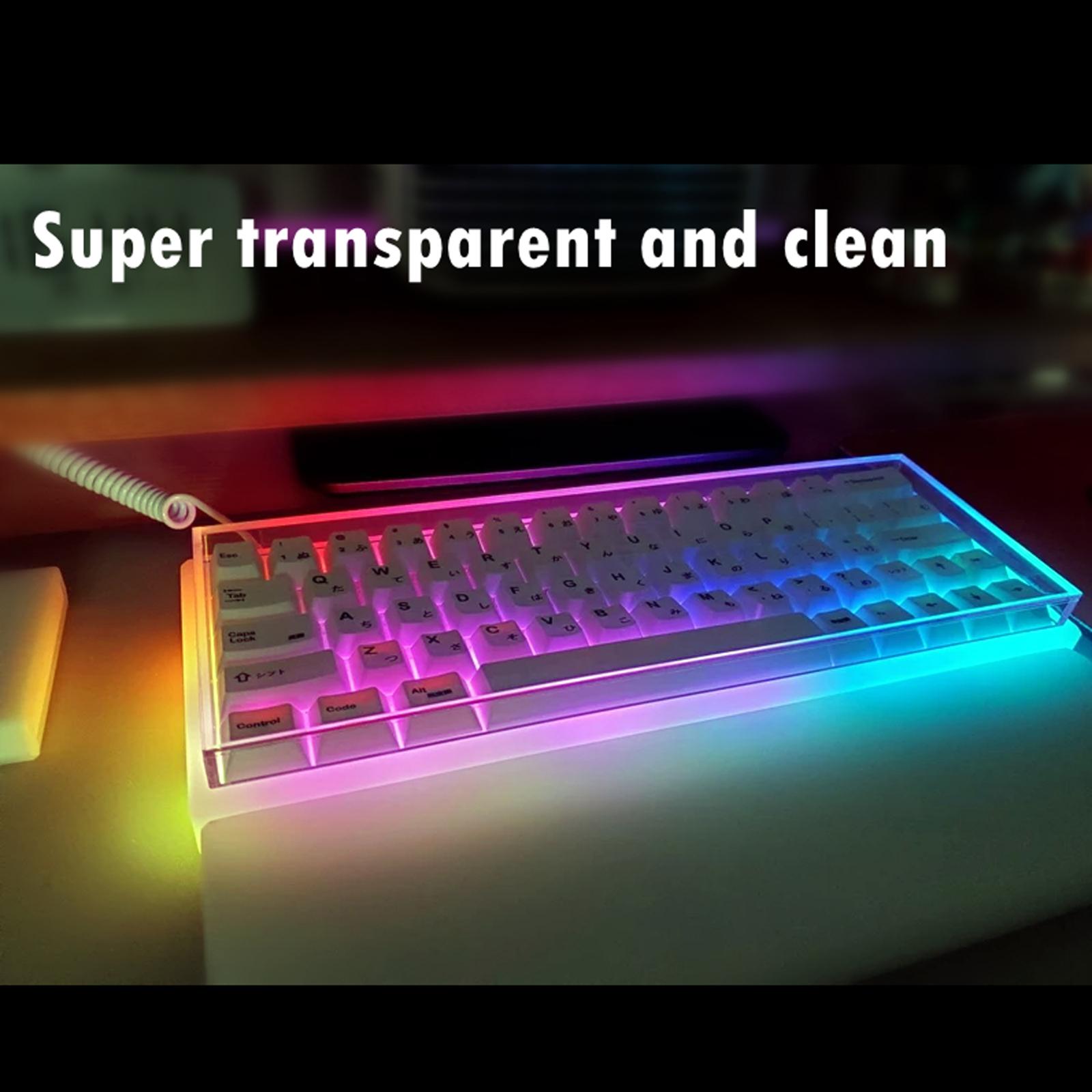 Capa protetora acrílica para t - Keyboard Gaming Transparent avaliação e preço