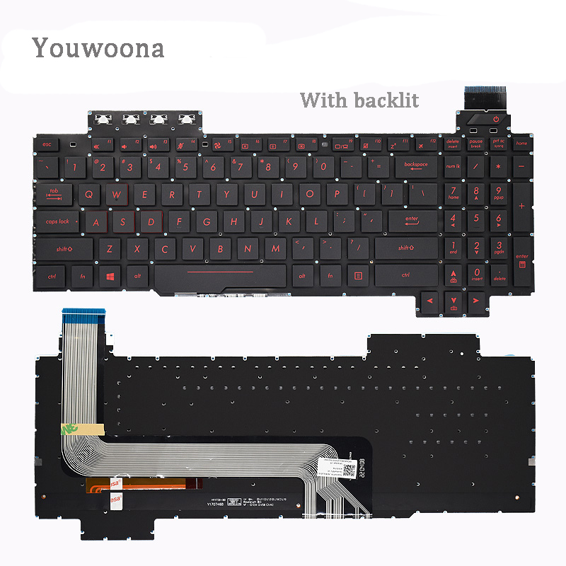Novo teclado de laptop para As - Gaming Keyboard Asus avaliação e preço