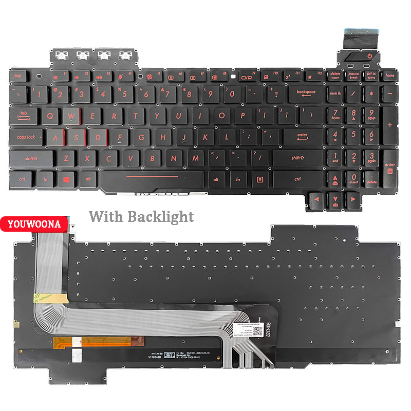 Novo teclado de laptop para As - Gaming Keyboard Asus avaliação e preço