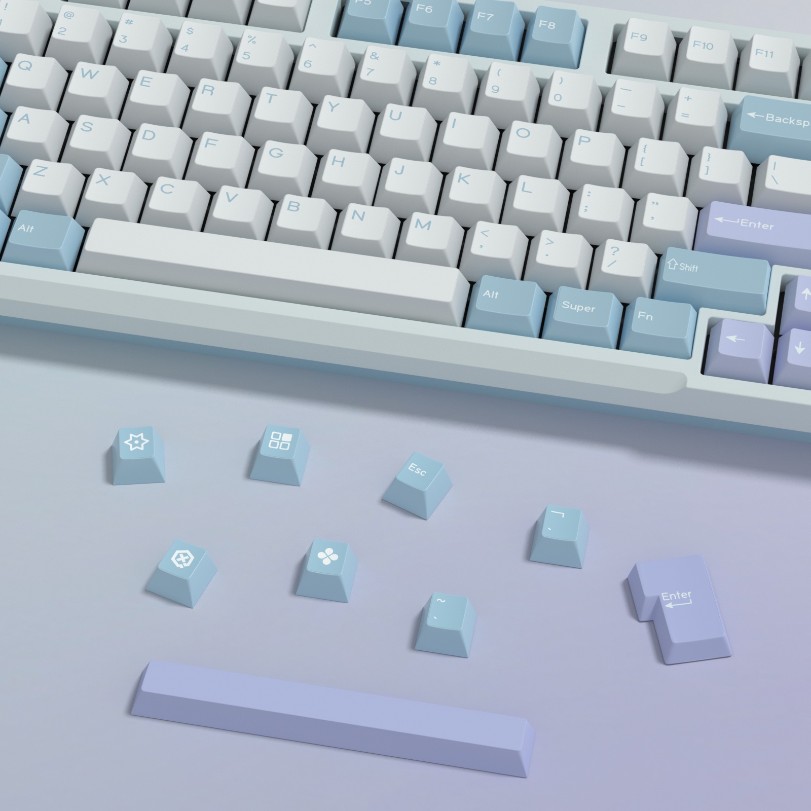 Kbdiy gmk ilusão keycap cereja - Gaming Keyboard Extension avaliação e preço