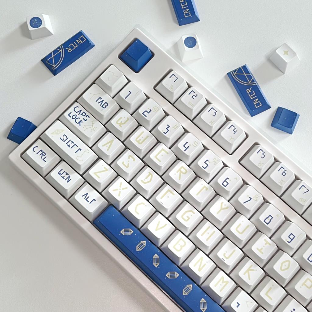 132 teclas constelação cereja  - Gaming Keyboard Blue Switches avaliação e preço