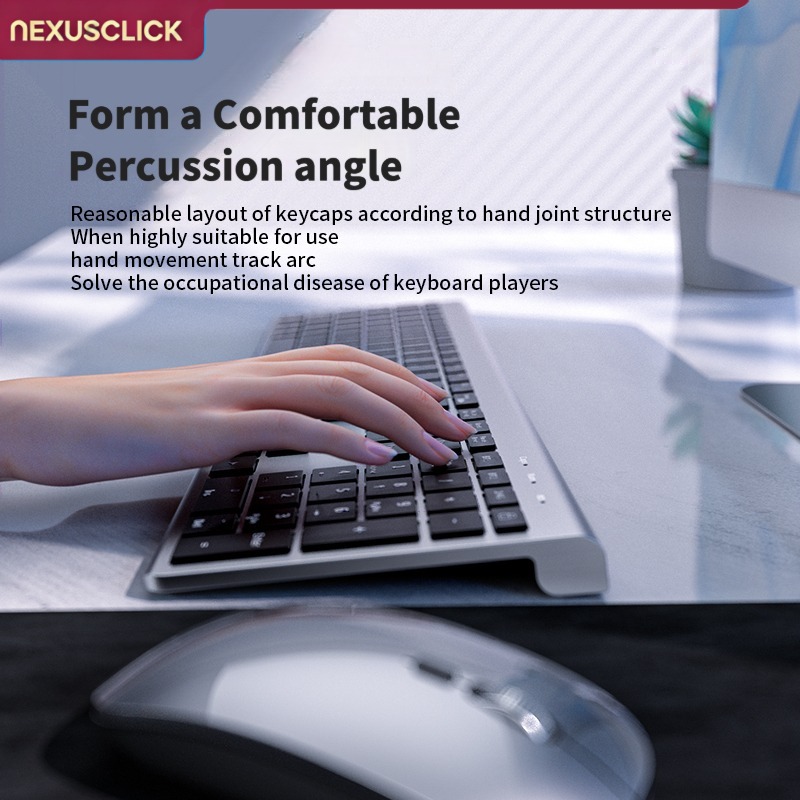 NexusClick Combo de Teclado e  - Gaming Keyboard And Mouse Combo Wireless avaliação e preço