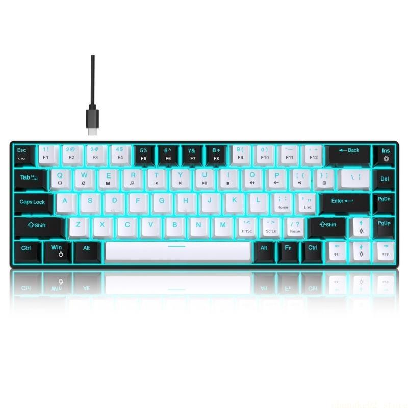 Teclado mecânico swappable que - Gaming Keyboard Blue Switches avaliação e preço