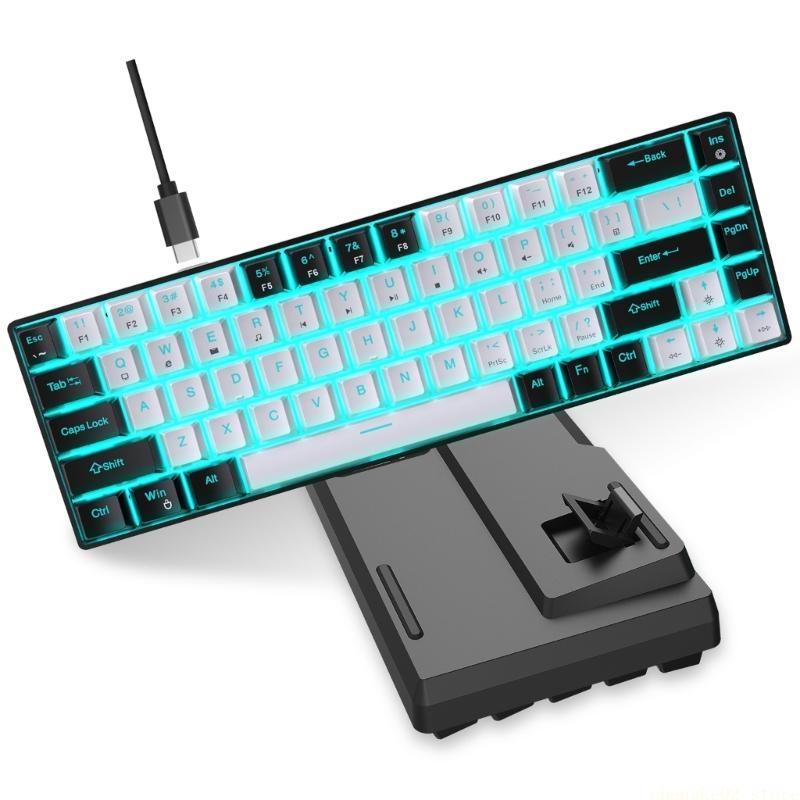 Teclado mecânico swappable que - Gaming Keyboard Blue Switches avaliação e preço