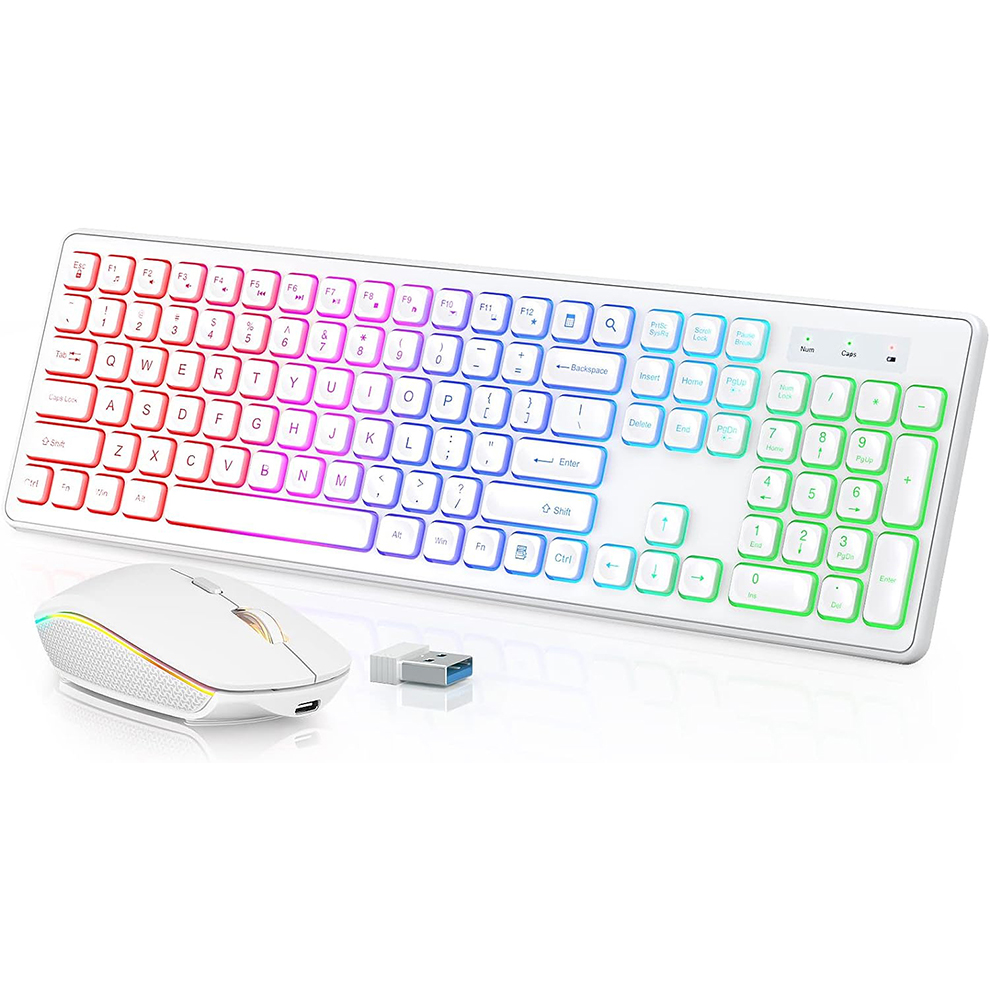 Teclado e mouse sem fio retroi - Gaming Keyboard And Mouse Combo Wireless avaliação e preço